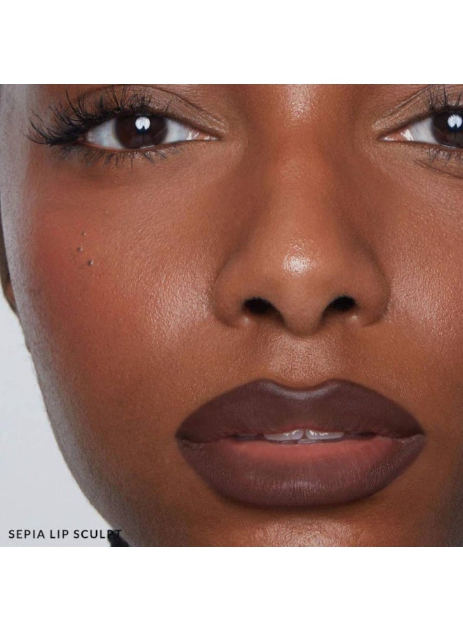 Refy Lip Sculpt Lip Liner and Setter, 4ml - Sepia - Image 2